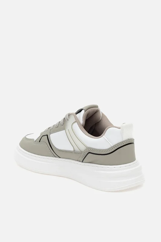 Кеды из экокожи комбинированные - S081SZ0330E_Y25LAGGEN_SNKR Обувь муж. (VR024, 45)