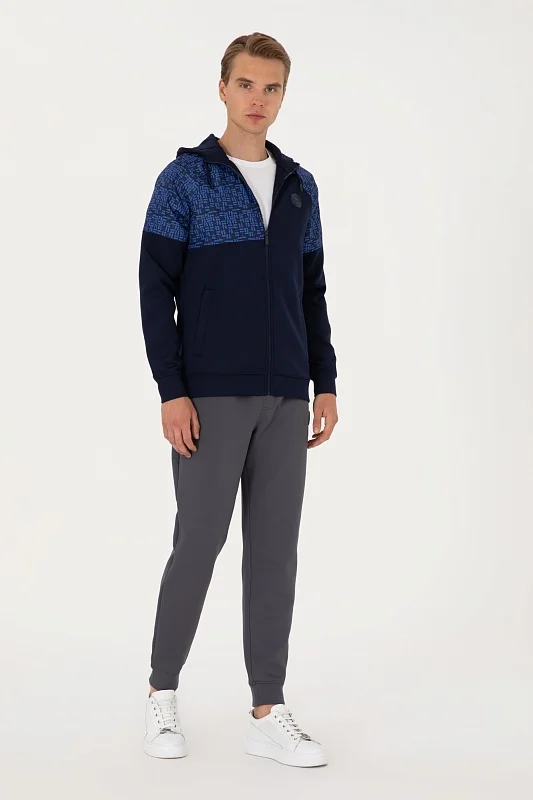 Толстовка на молнии с капюшоном - G081SZ0820S_GENHAS Толстовка муж. (VR033, XS)