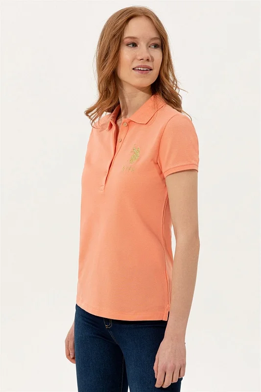 Футболка-поло из хлопка - G082SZ0110MTS02222-011 Футболка жен. (VR047, XS)