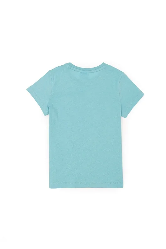 Футболка из хлопка с надписью для мальчиков - G083SZ0110GEARTKIDSIY024 Футболка муж. детс. (VR090, 3_4)