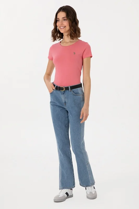 Футболка из хлопка приталенная - G082SZ0110TO25 Футболка жен. (VR167, 3XL)