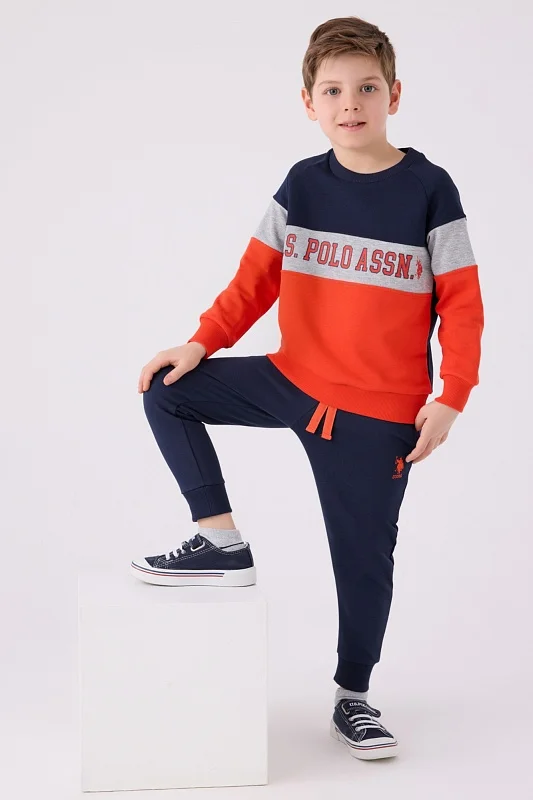 Свитшот и спортивные брюки для мальчиков - G083SZ0HF0US1932 Костюм дом. муж. детс. (VR031, 4_5)