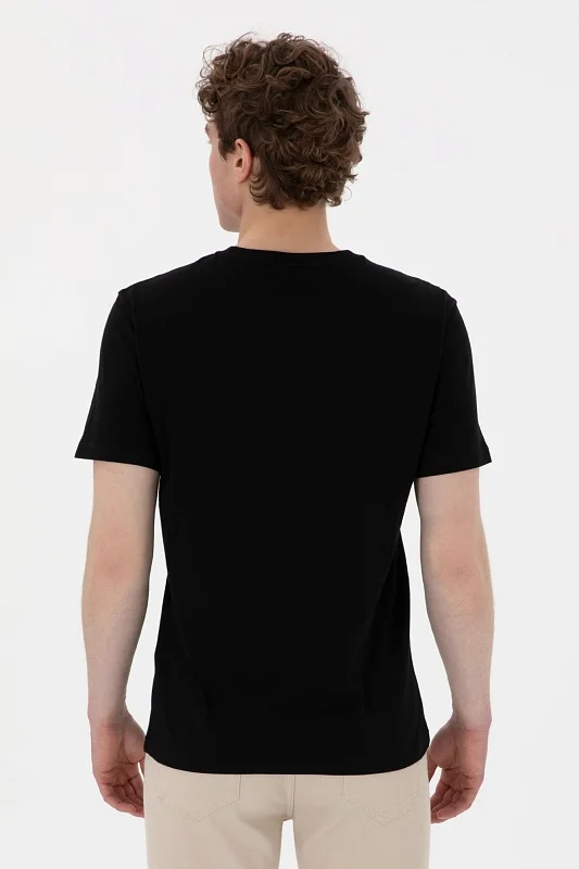 Футболка из хлопка с надписью - G081SZ0110GASTON Футболка муж. (VR046, XS)