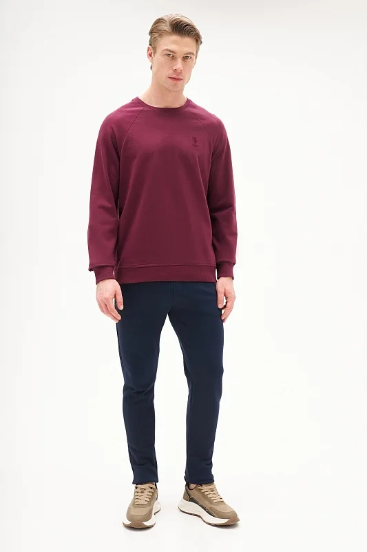 Свитшот однотонный с логотипом - G081SZ0820ART_OUTGRARDOSK25 Толстовка муж. (VR177, S)