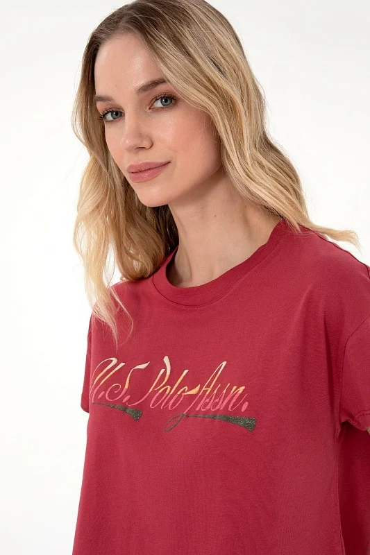 Футболка из хлопка с принтом - G082GL0110GISELLE Футболка жен. (VR223, XS)