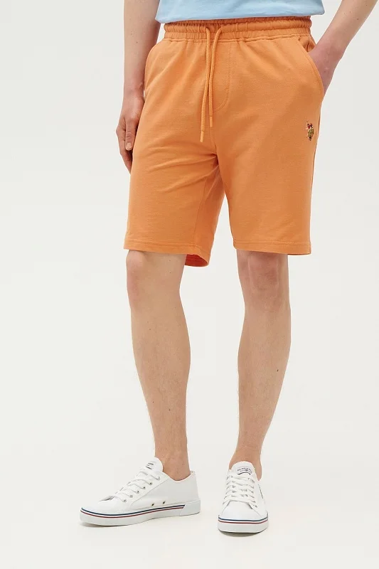 Шорты спортивные из хлопка с вышитым логотипом - G081SZ0OS0PARMEIY023-R Брюки спорт. муж. (VR031, XS)