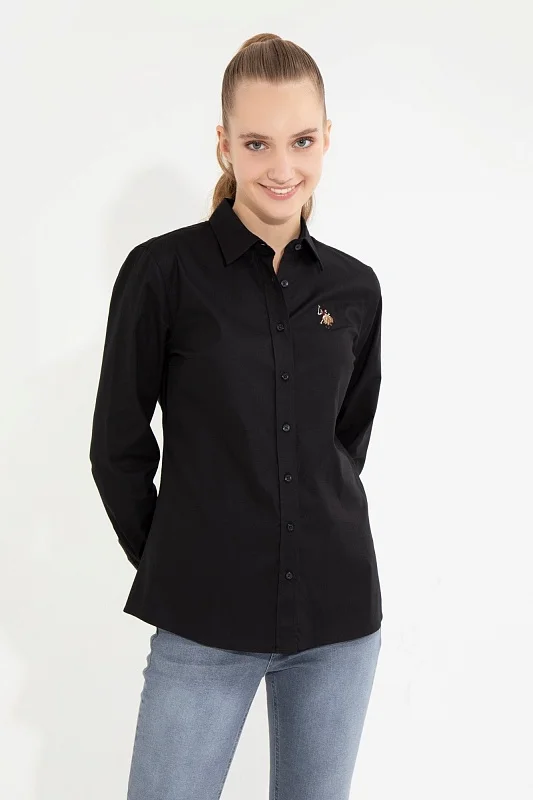 Рубашка из хлопка приталенная - G082SZ0040CRISCOLOR022K Сорочка жен. (VR046, 36)