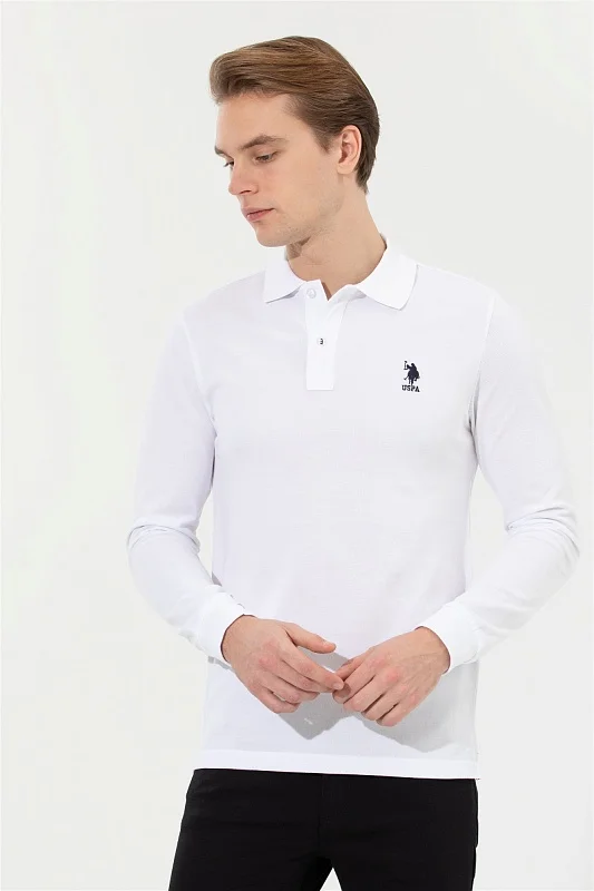 Поло с длинным рукавом из хлопка - G081SZ0820TP03SK022 Толстовка муж. (VR013, 2XL)