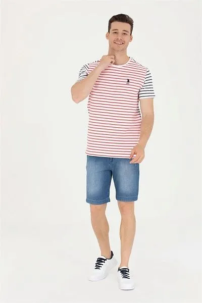 Футболка из хлопка в полоску - G081SZ0110GROS Футболка муж. (VR030, XS)