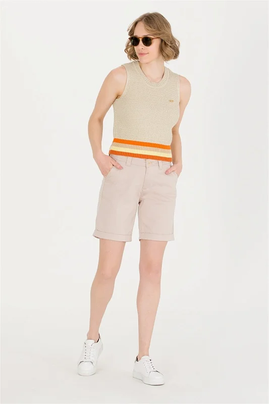Шорты с хлопком - G082SZ0310CLEA23Y Бермуды жен. (VR049, 32)