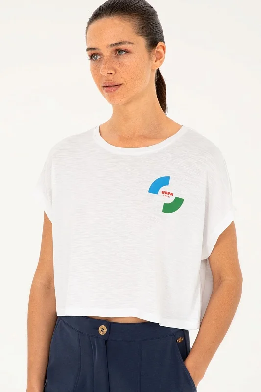 Футболка из модала укороченная - G082SZ0110PROP_S Футболка жен. (VR013, XL)