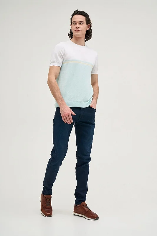 Футболка трикотажная из хлопка - G081SZ0TK0RABERTIN-R Кофта муж. (VR083, XL)