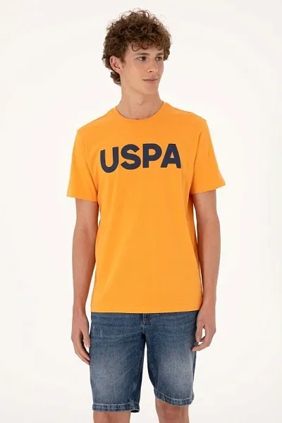 Футболка из хлопка с надписью - G081SZ0110GEARTIY025 Футболка муж. (VR051, XL)