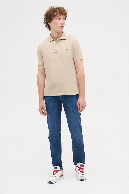 Футболка-поло из хлопка - G081SZ0110TP10IY024 Футболка муж. (VR183, XS)
