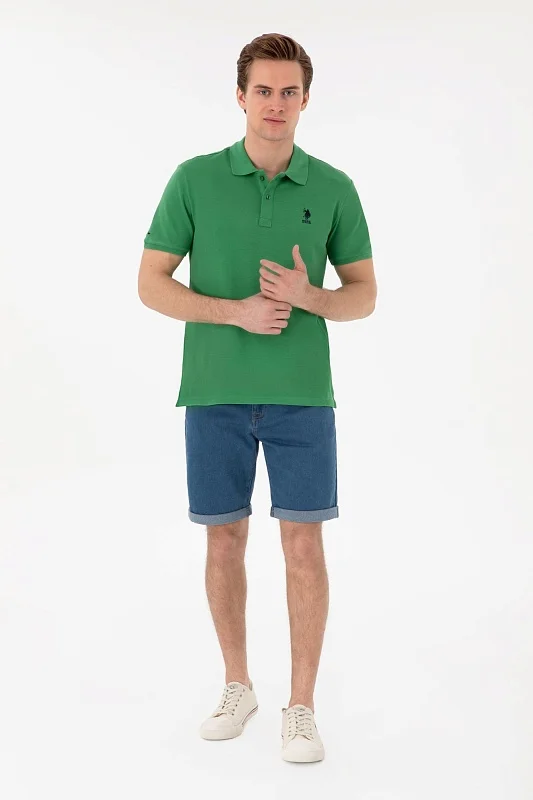 Футболка-поло из хлопка с логотипом - G081SZ0110TP04IY025 Футболка муж. (VR054, XL)