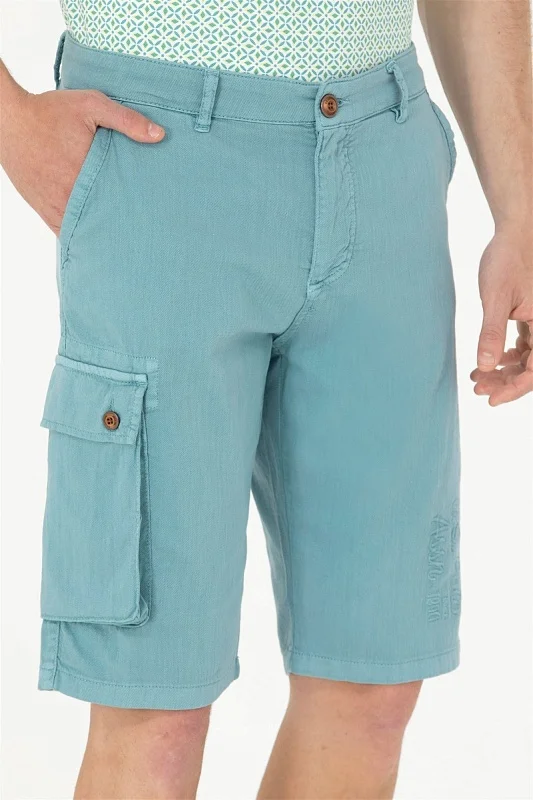 Шорты карго из хлопка прямые - G081SZ0310ASKAR Бермуды муж. (VR152, 29)