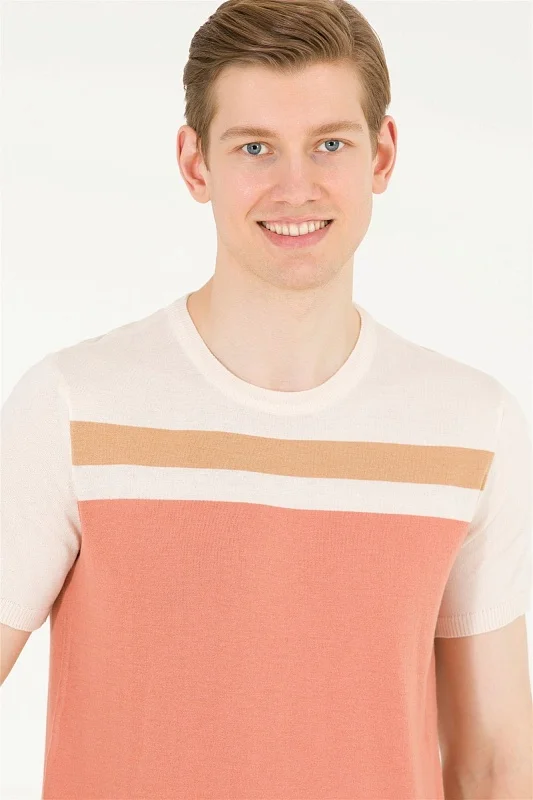 Футболка трикотажная из смесовой вискозы - G081SZ0TK0RABERT-IY23 Кофта муж. (VR042, S)