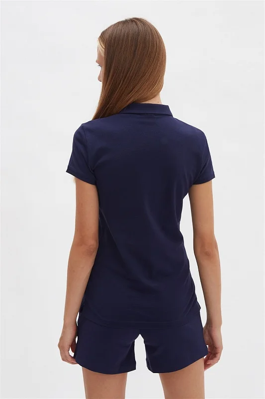 Футболка-поло из хлопка - G082SZ0110MTS0221-011 Футболка жен. (VR033, 2XS)
