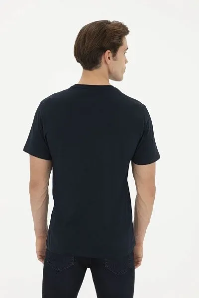 Футболка из хлопка с надписью - G081SZ0110GEARTIY024 Футболка муж. (VR100, S)