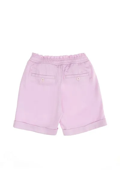 Шорты джинсовые на резинке для девочек - G084SZ0310AVAKIDS Бермуды жен. детс. (VR211, 4_5)
