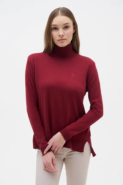 Водолазка из хлопка свободная - G082SZ0TK0ORINABOUT24K Кофта жен. (VR014, 2XS)