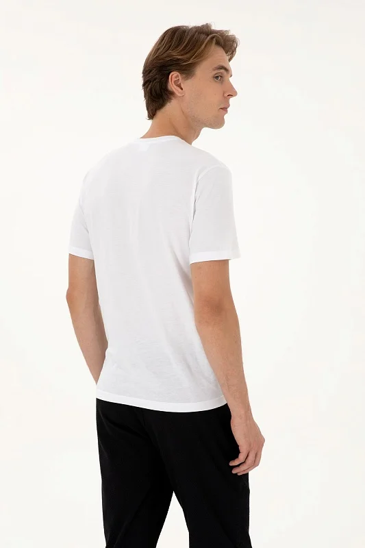 Футболка из хлопка с логотипом - G081SZ0110TS03SK025 Футболка муж. (VR013, XL)