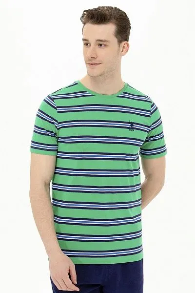 Футболка из хлопка в полоску - G081SZ0110TRAPAN Футболка муж. (VR054, S)
