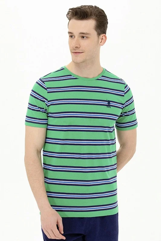 Футболка из хлопка в полоску - G081SZ0110TRAPAN Футболка муж. (VR054, S)