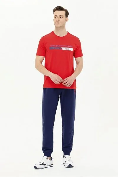 Футболка из хлопка с надписью - G081SZ0110PERENE Футболка муж. (VR030, XS)