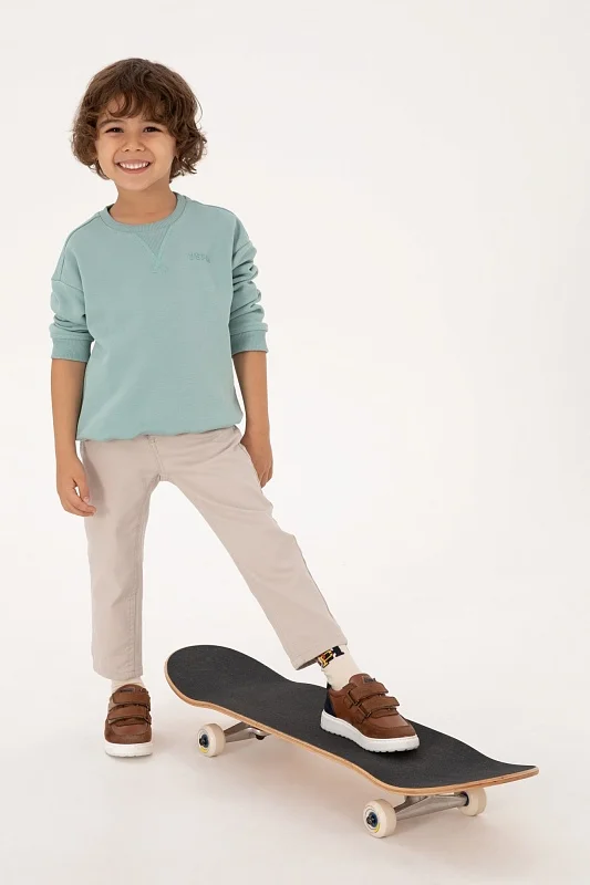 Свитшот с хлопком для мальчиков - G083SZ0820E_NAOMIBISKIDS25K Толстовка муж. детс. (VR090, 4_5)