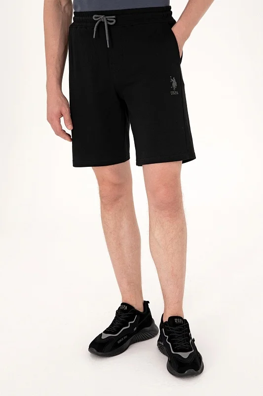 Шорты спортивные из хлопка с вышитым логотипом - G081SZ0OS0PARMEIY025 Брюки спорт. муж. (VR046, XS)