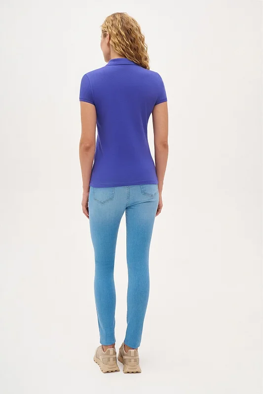 Футболка-поло из хлопка - G082SZ0110TP0122-CLR Футболка жен. (VR212, XS)