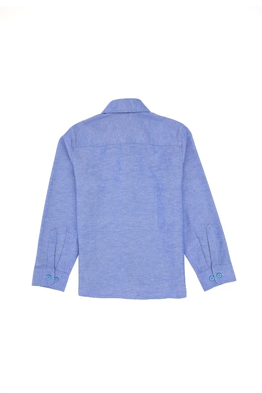 Рубашка хлопковая для мальчиков - G083SZ0040E_METOKIDS25K Сорочка муж. детс. (VR032, 3_4)