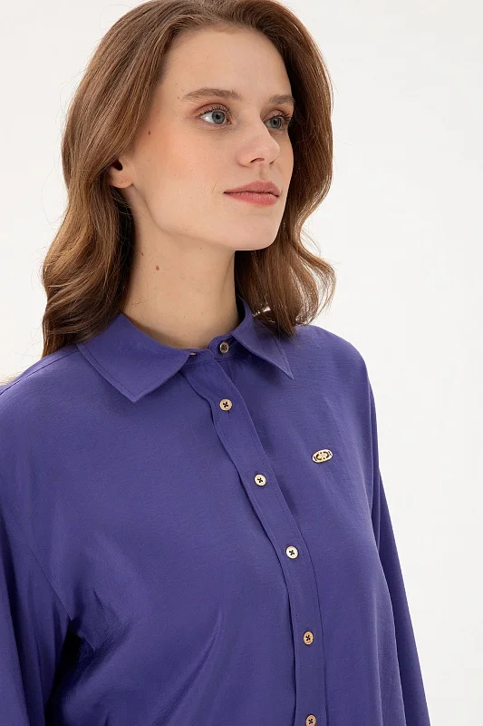 Рубашка классическая свободная - G082SZ0040VALDES Сорочка жен. (VR038, 38)