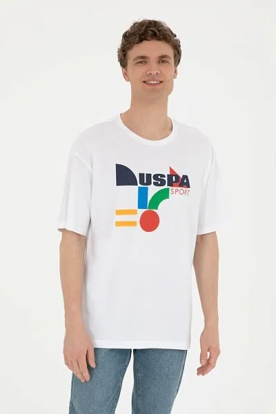 Футболка из хлопка с надписью - G081SZ0110CUBA Футболка муж. (VR013, XL)