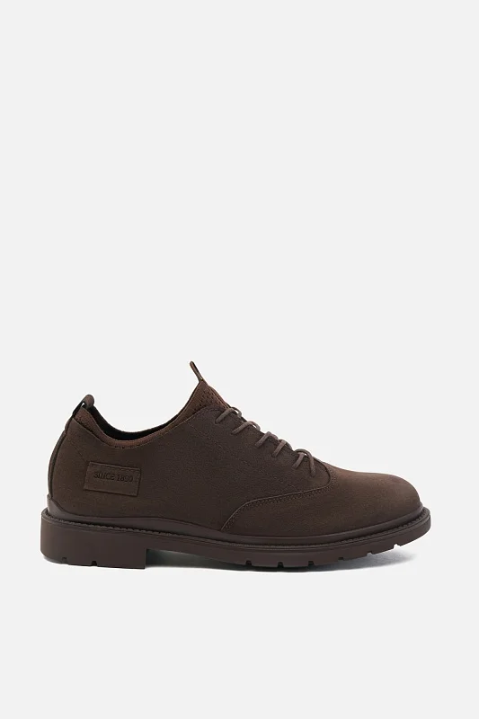 Полуботинки из нубука на шнурках - S081SZ0330K24DRACO Обувь муж. (VR029, 40)