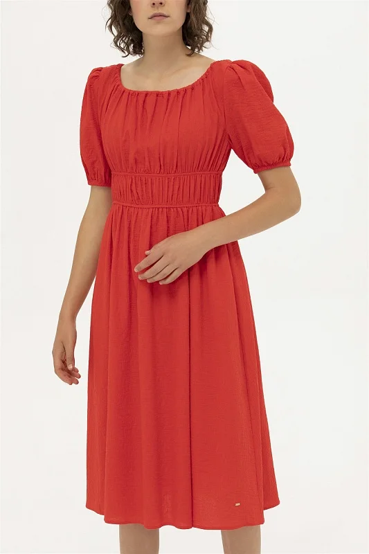 Платье миди из хлопка - G082SZ0320AZIRA Платье жен. (VR030, 42)