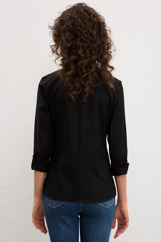 Рубашка из хлопка приталенная - G082SZ0040CRISCOLOR020Y Сорочка жен. (VR046, 36)