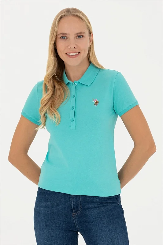 Футболка-поло из хлопка - G082SZ0110TP0123-CLR Футболка жен. (VR090, XS)