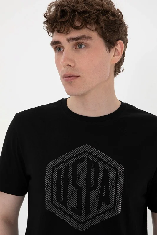 Футболка из хлопка с надписью - G081SZ0110GASTON Футболка муж. (VR046, XS)