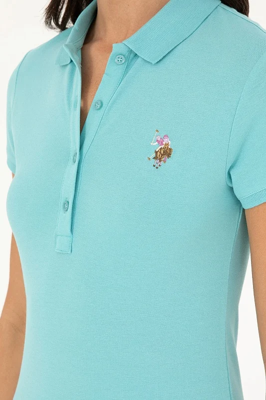 Футболка-поло из хлопка - G082SZ0110TP0124-CLR Футболка жен. (VR090, S)