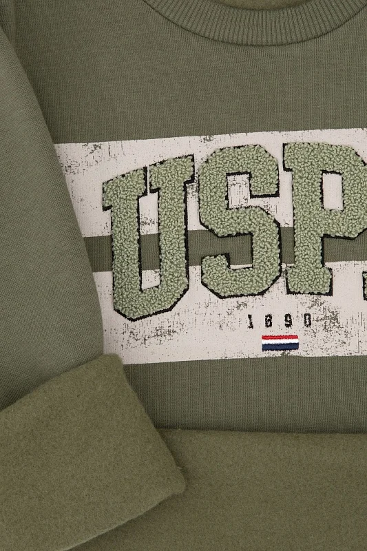 Свитшот и спортивные брюки хлопковые для мальчиков - G083SZ0HF0US2217 Костюм дом. муж. детс. (VR027, 7_8)
