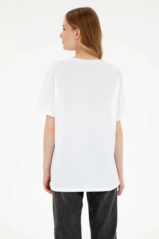 Футболка из хлопка с принтом - G082SZ0110SEANIY025 Футболка жен. (VR013, S)