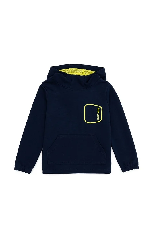Худи с принтом для мальчиков - G083SZ0820RC_NAKOKIDS Толстовка муж. детс. (VR033, 5_6)