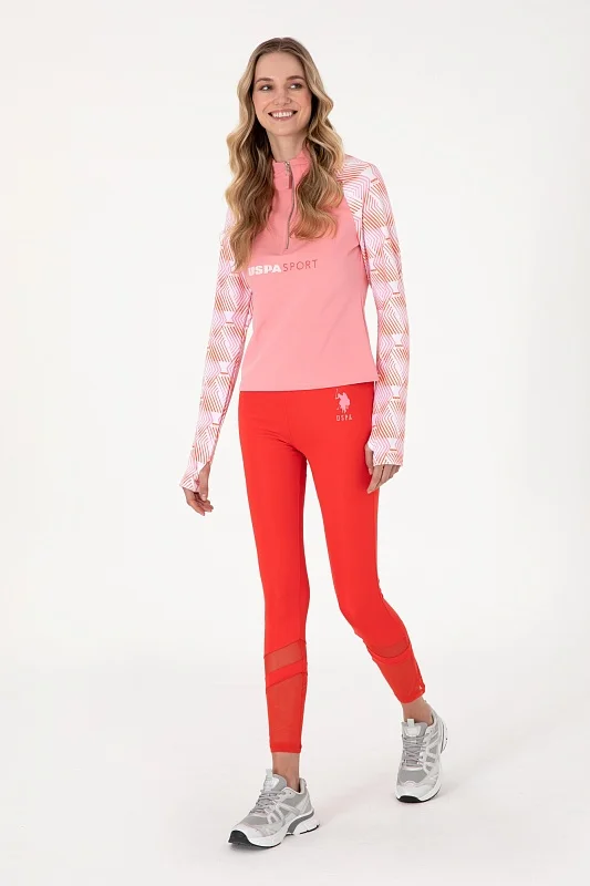 Толстовка спортивная с воротником на молнии - G082SZ0820S_SORA Толстовка жен. (VR041, S)