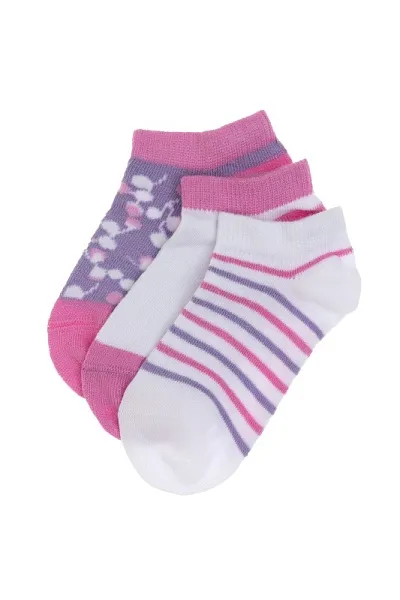 Носки хлопковые короткие для девочек - A084SZ013P02APSO Носки жен. детс. (VR034, 5X)