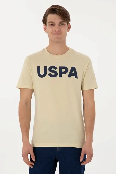 Футболка из хлопка с надписью - G081SZ0110GEARTIY025 Футболка муж. (VR183, L)