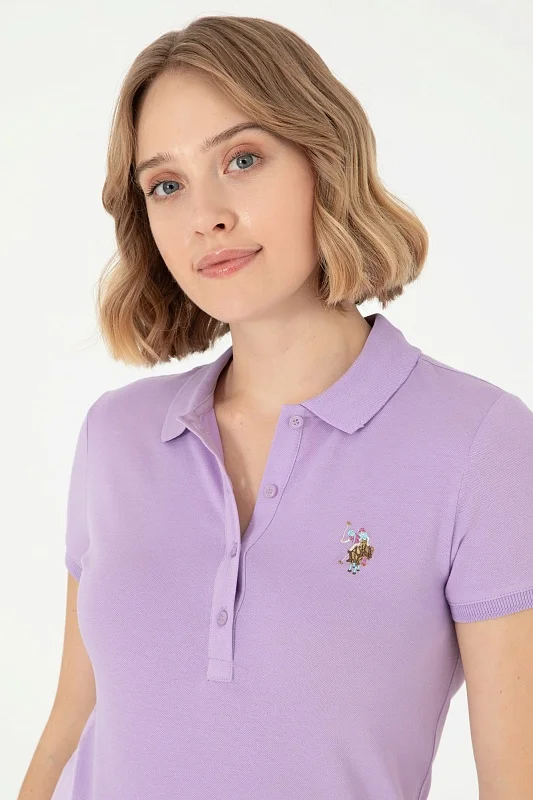 Футболка-поло из хлопка - G082SZ0110TP0124-CLR Футболка жен. (VR034, M)