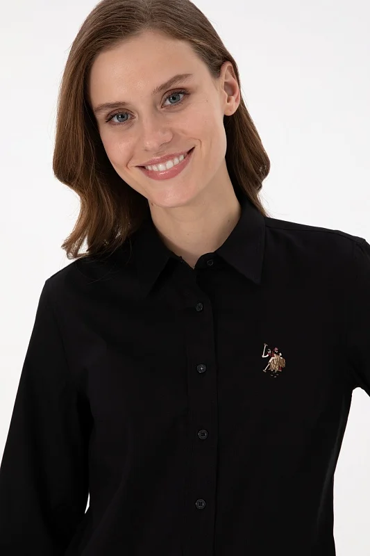 Рубашка из хлопка приталенная - G082SZ0040CRISCOLOR024K Сорочка жен. (VR046, 32)