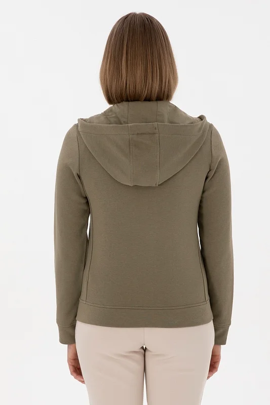 Толстовка на молнии с капюшоном - G082SZ0820SW0125 Толстовка жен. (VR052, L)